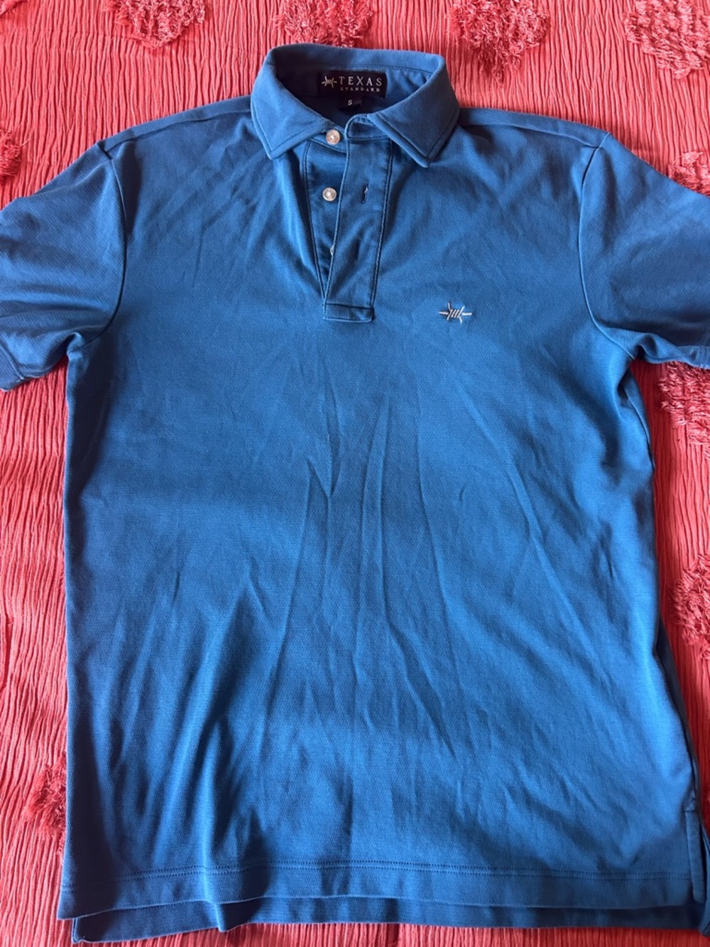 Texas Customs Men's Teal Polo Shirt
